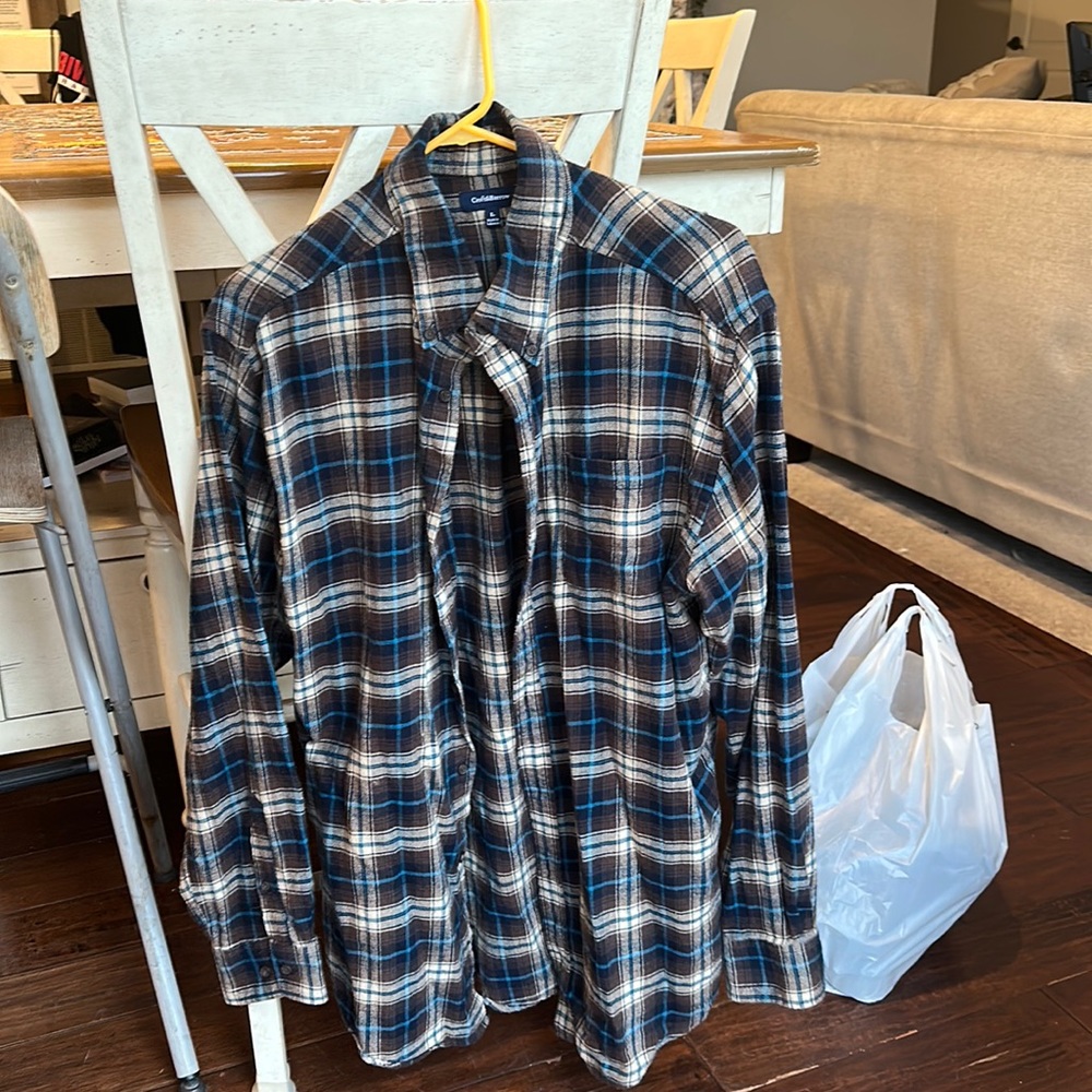 Flannel Blue/Brown tones